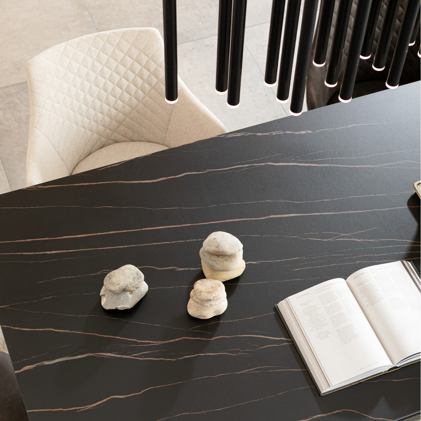 Стол Gloria Black Ceramic 200x100 см от KARE Design
