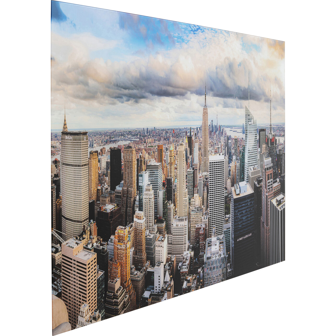 Картина стеклянная City View «Панорама Нью-Йорка» 150x100 см от KARE Design